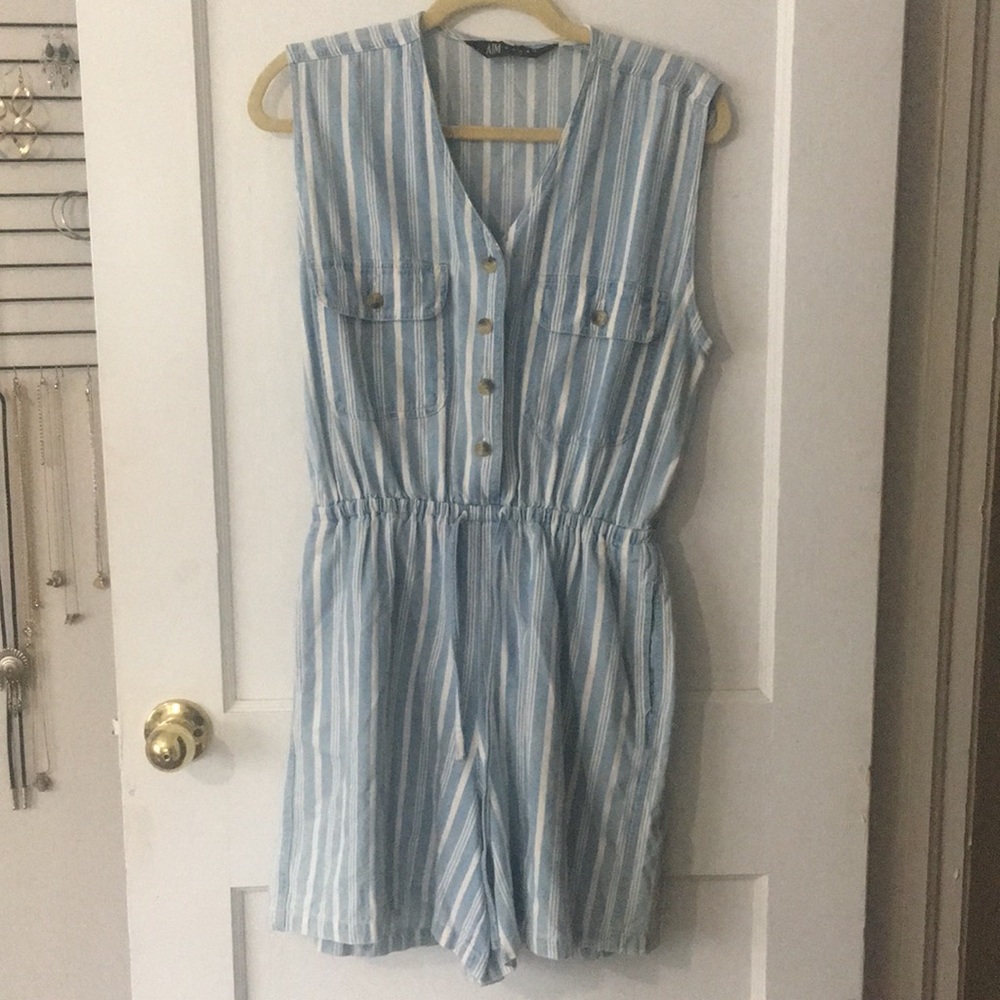 ⭐️Striped Spring Romper